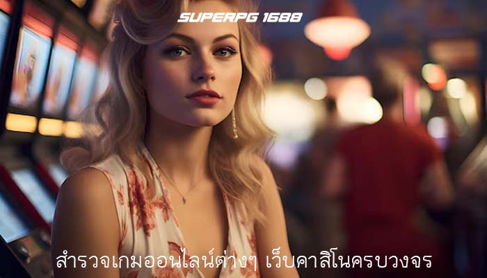 สำรวจเกมออนไลน์ต่างๆ เว็บคาสิโนครบวงจร