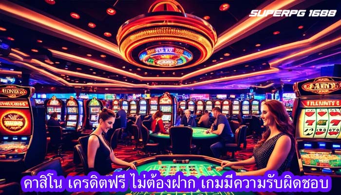 คาสิโน เครดิตฟรี ไม่ต้องฝาก เกมมีความรับผิดชอบ