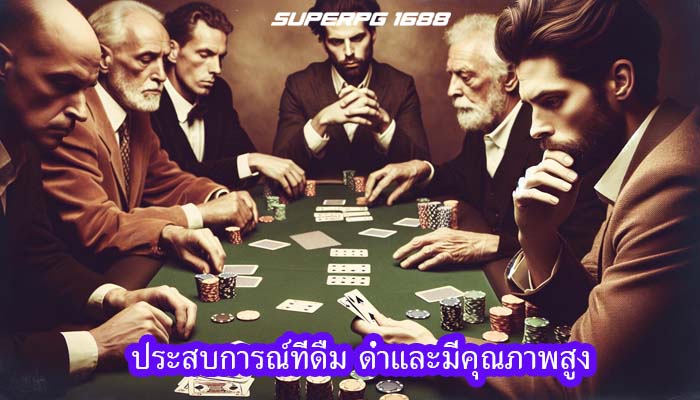 ประสบการณ์ที่ดื่ม ด่ำและมีคุณภาพสูง