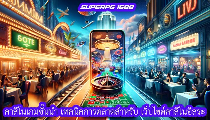 คาสิโนเกมชั้นนำ เทคนิคการตลาดสำหรับ เว็บไซต์คาสิโนอิสระ