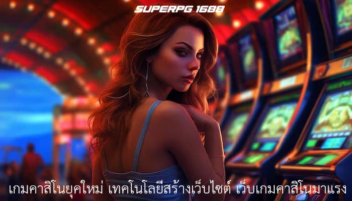 เกมคาสิโนยุคใหม่ เทคโนโลยีสร้างเว็บไซต์ เว็บเกมคาสิโนมาแรง