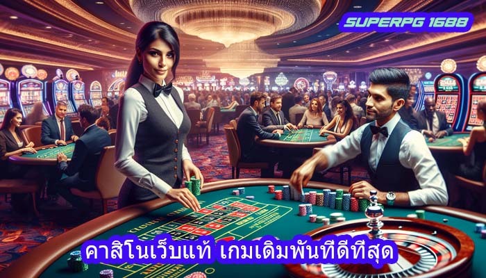 คาสิโนเว็บแท้ เกมเดิมพันที่ดีที่สุด