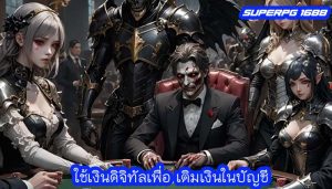 ใช้เงินดิจิทัลเพื่อ เติมเงินในบัญชี