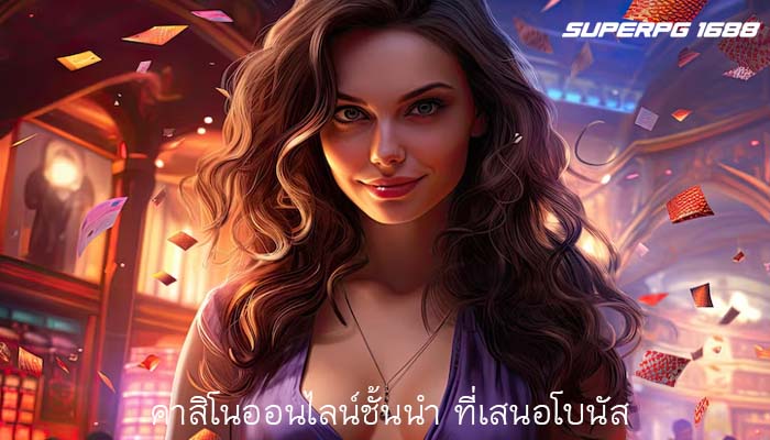 คาสิโนออนไลน์ชั้นนำ ที่เสนอโบนัส
