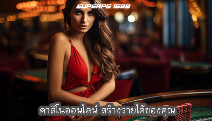 คาสิโนออนไลน์ สร้างรายได้ของคุณ