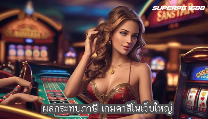 ผลกระทบภาษี เกมคาสิโนเว็บใหญ่