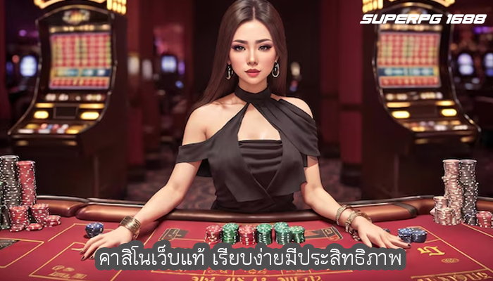 คาสิโนเว็บแท้ เรียบง่ายมีประสิทธิภาพ