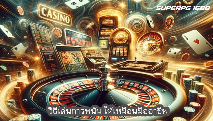 วิธีเล่นการพนัน ให้เหมือนมืออาชีพ