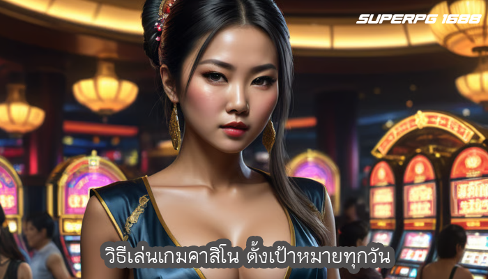 วิธีเล่นเกมคาสิโน ตั้งเป้าหมายทุกวัน
