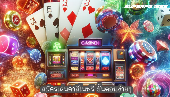 สมัครเล่นคาสิโนฟรี ขั้นตอนง่ายๆ