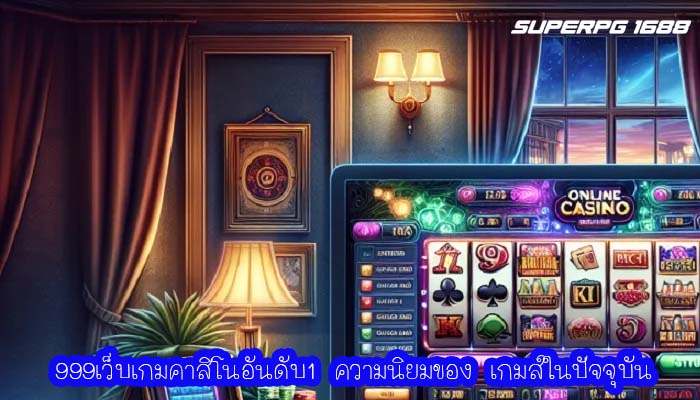 999เว็บเกมคาสิโนอันดับ1 ความนิยมของ เกมส์ในปัจจุบัน