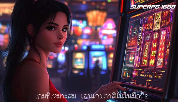 เกมที่เหมาะสม เล่นเกมคาสิโนในมือถือ